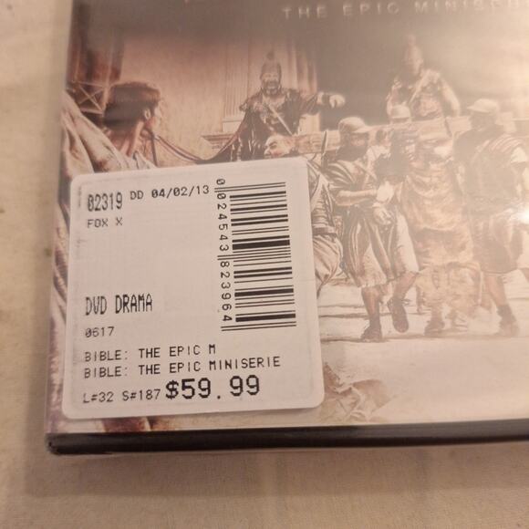 The Bible The Epic Miniseries 4 Disc Box Set 2007 New Factory Sealed - Picture 2 of 6